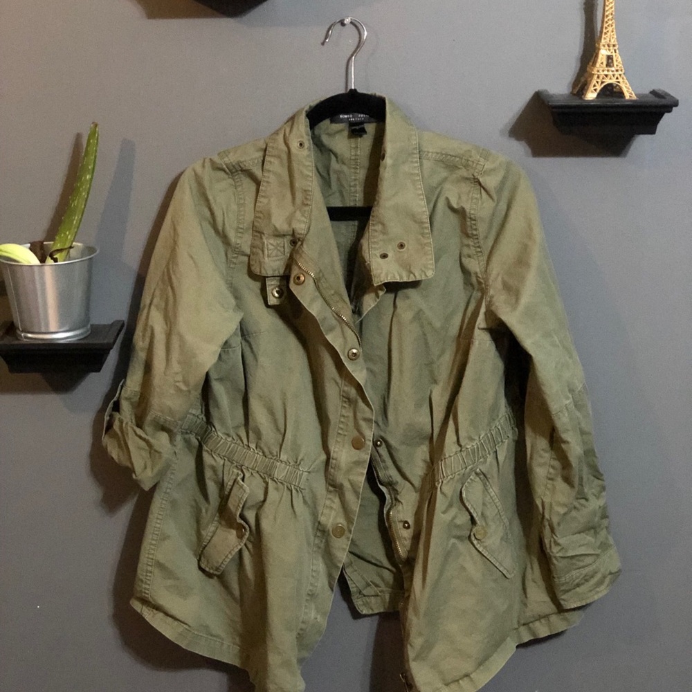 Womens Army Green Jacket